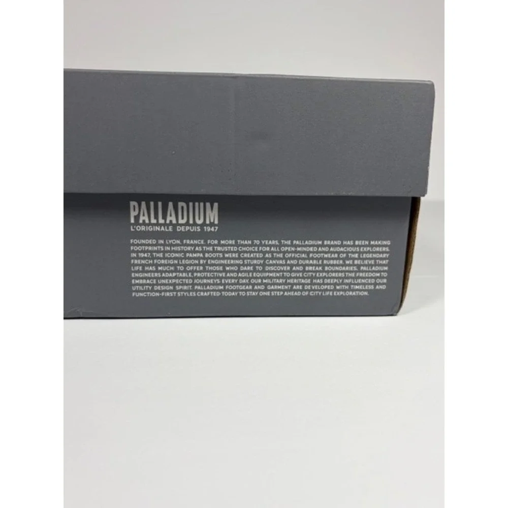 Palladium Baggy Boots Vapor Grey Canvas High Top Fold Down Men's 8 Streetwear